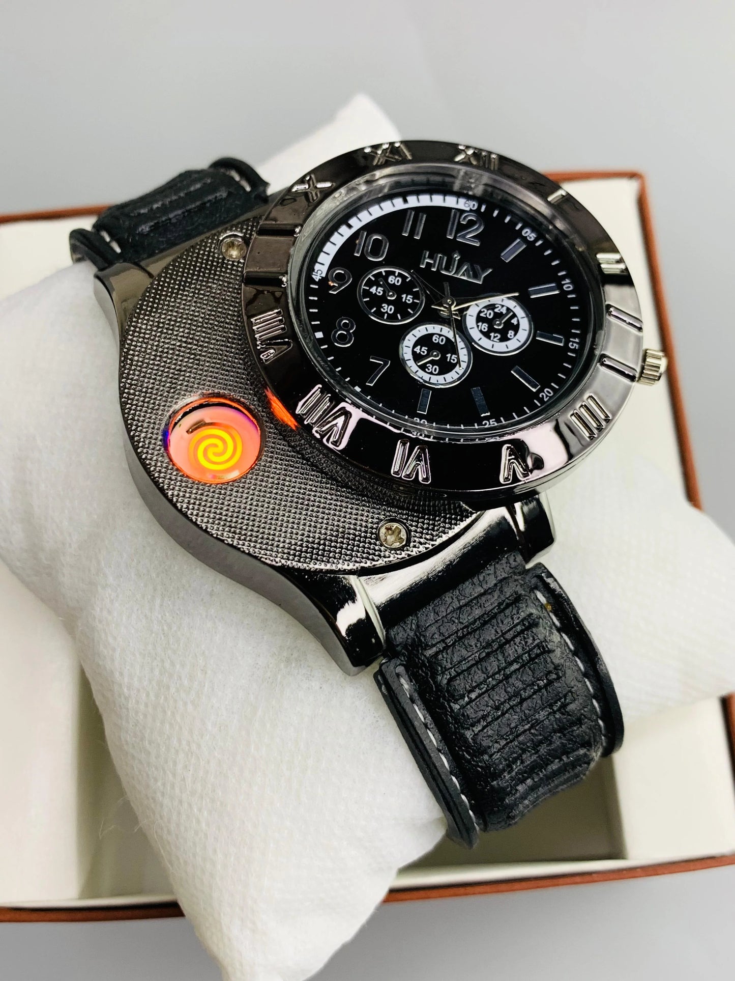 USB Rechargeable Watch Cigarette Lighter