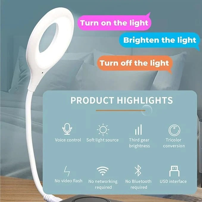 Voice Control LED Lamp | Smart LED USB lamp | Voice activated USB light