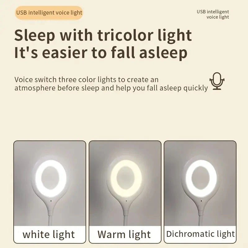 Voice Control LED Lamp | Smart LED USB lamp | Voice activated USB light