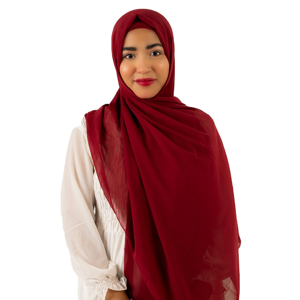 Instant Hijab With Attached Inner Cap - Design Code: ICAP-0007